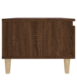 Table d'appoint Chêne marron 50x46x35 cm Bois d'ingénierie