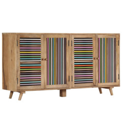 Buffet 150x30x75 cm Bois de manguier massif