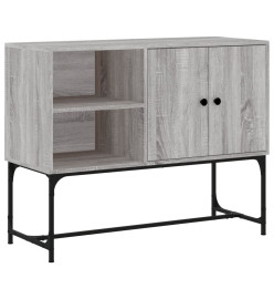 Buffet sonoma gris 100x40x79,5 cm bois d'ingénierie