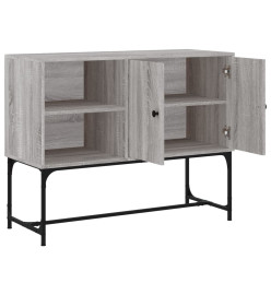 Buffet sonoma gris 100x40x79,5 cm bois d'ingénierie