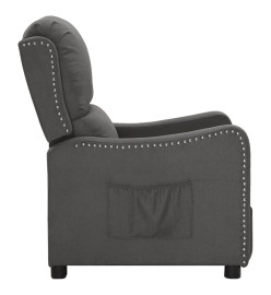 Fauteuil Gris foncé Tissu