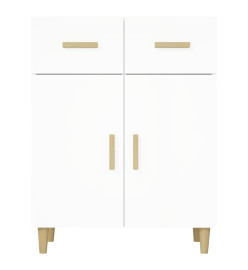 Buffet Blanc 69,5x34x89 cm Bois d'ingénierie