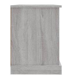 Meuble TV sonoma gris 73x35,5x47,5 cm bois d'ingénierie