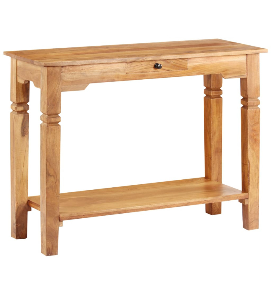 Table console 100x40x76 cm Bois d'acacia massif