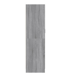 Garde-robe Sonoma gris 82,5x51,5x180 cm Bois d'ingénierie