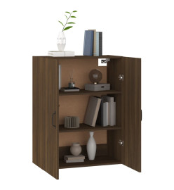 Armoire suspendue Chêne marron 69,5x34x90 cm Bois d'ingénierie