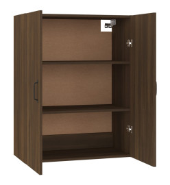 Armoire suspendue Chêne marron 69,5x34x90 cm Bois d'ingénierie