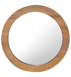 Miroir mural 60 cm Teck Rond