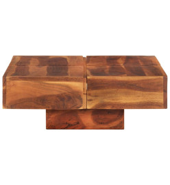 Table basse 80x80x30 cm Bois d'acacia massif