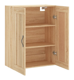 Armoire murale chêne sonoma 69,5x34x90 cm bois d'ingénierie