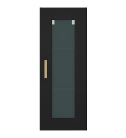 Armoire murale suspendue Noir 34,5x34x90 cm