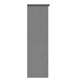 Garde-robe BODO gris 101x52x176,5 cm bois massif de pin