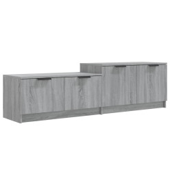 Meuble TV Sonoma gris 158,5x36x45 cm Bois d'ingénierie