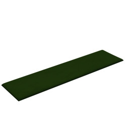 Panneaux muraux 12 pcs Vert foncé 60x15 cm Velours 1,08 m²