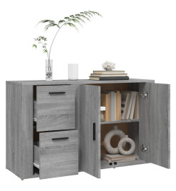 Buffet Sonoma gris 100x33x59,5 cm Bois d'ingénierie