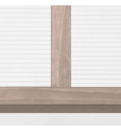 Serre Gris 110x58,5x39 cm Bois de sapin