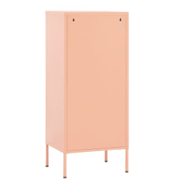 Armoire de rangement Rose 42,5x35x101,5 cm Acier