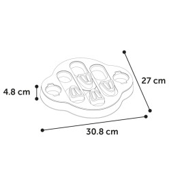 FLAMINGO Entraîneur de cerveau pour chien Sherlock Clyde 30,8x27x4,8cm