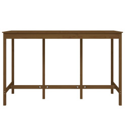 Table de bar Marron miel 180x80x110 cm Bois massif de pin