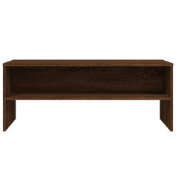 Meuble TV Chêne marron 100x40x40 cm Bois d'ingénierie