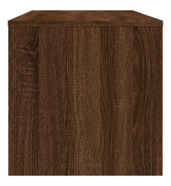 Meuble TV Chêne marron 100x40x40 cm Bois d'ingénierie