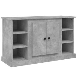 Buffet Gris béton 100x35,5x60 cm Bois d'ingénierie