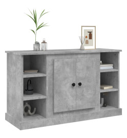 Buffet Gris béton 100x35,5x60 cm Bois d'ingénierie