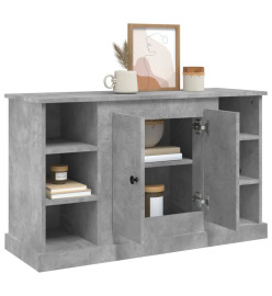 Buffet Gris béton 100x35,5x60 cm Bois d'ingénierie