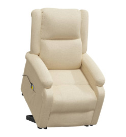 Fauteuil de massage Crème Tissu