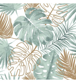 DUTCH WALLCOVERINGS Papier peint Feuilles de monstera Vert