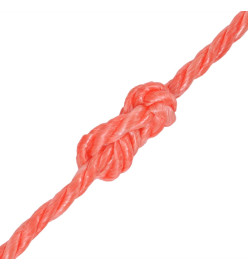 Corde torsadée Polypropylène 10 mm 100 m Orange