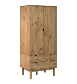 Garde-robe OTTA 76,5x53x172 cm Bois massif de pin