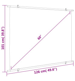 Écran de projection 60" 4:3