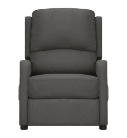 Fauteuil inclinable Gris foncé Tissu