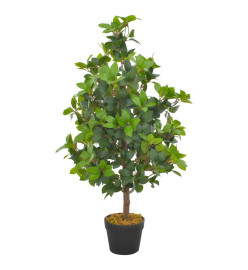 Plante artificielle avec pot Laurier Vert 90 cm