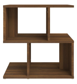 Table de chevet Chêne marron 50x30x51,5 cm Bois d'ingénierie