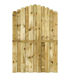 Portail de jardin Bois de pin imprégné 100x150 cm