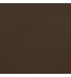 Voile de parasol Tissu Oxford carré 2x2 m Marron