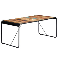 Table de salle à manger 180x90x76cm Bois de récupération solide