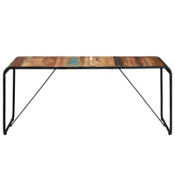 Table de salle à manger 180x90x76cm Bois de récupération solide