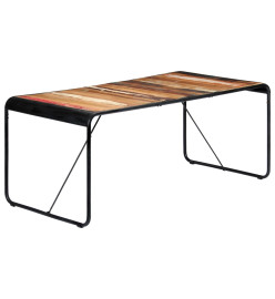 Table de salle à manger 180x90x76cm Bois de récupération solide