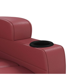 Fauteuil de massage Rouge bordeaux Similicuir