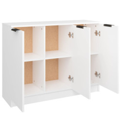 Buffet Blanc 90,5x30x70 cm Bois d'ingénierie