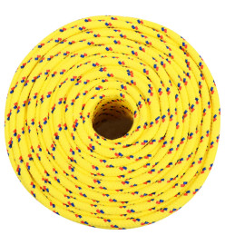 Corde de bateau Jaune 6 mm 25 m Polypropylène