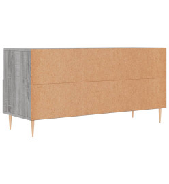 Meuble TV sonoma gris 102x36x50 cm bois d'ingénierie