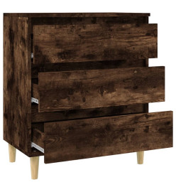 Buffet Chêne fumé 60x35x70 cm Bois d'ingénierie