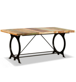 Table de salle à manger Bois de récupération massif 180 cm