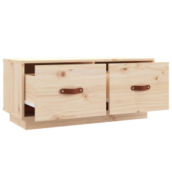 Meuble TV 80x34x35 cm Bois de pin massif