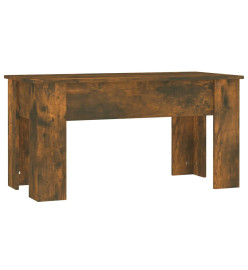 Table basse Chêne fumé 101x49x52 cm Bois d'ingénierie