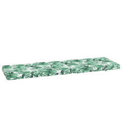 Coussins de chaise longue lot de 2 motif de feuilles